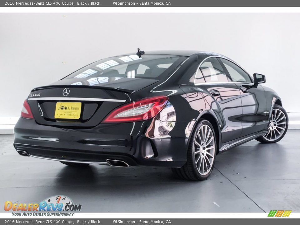 2016 Mercedes-Benz CLS 400 Coupe Black / Black Photo #16