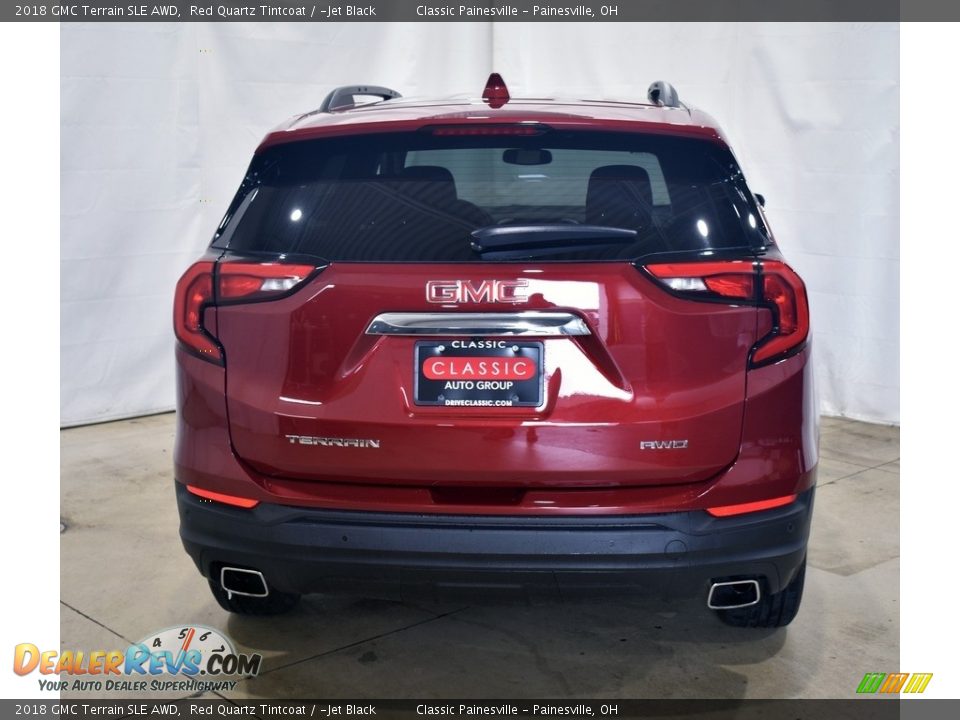 2018 GMC Terrain SLE AWD Red Quartz Tintcoat / ­Jet Black Photo #3