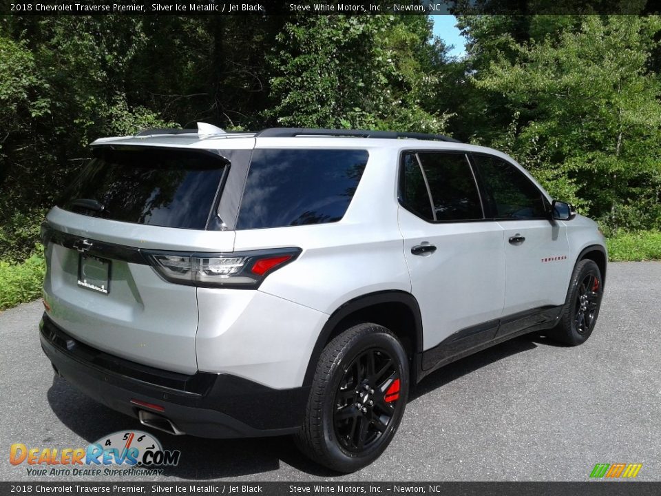 2018 Chevrolet Traverse Premier Silver Ice Metallic / Jet Black Photo #7