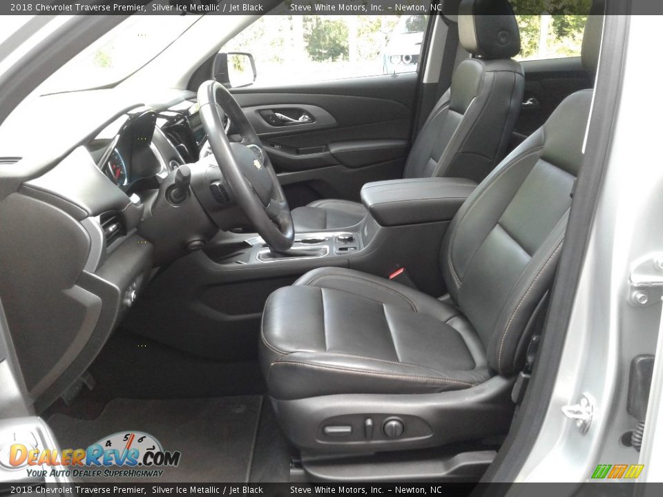 Jet Black Interior - 2018 Chevrolet Traverse Premier Photo #12