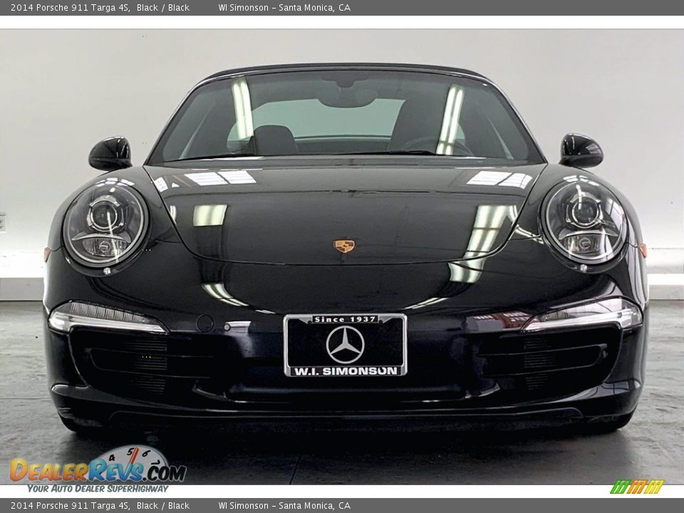 2014 Porsche 911 Targa 4S Black / Black Photo #2