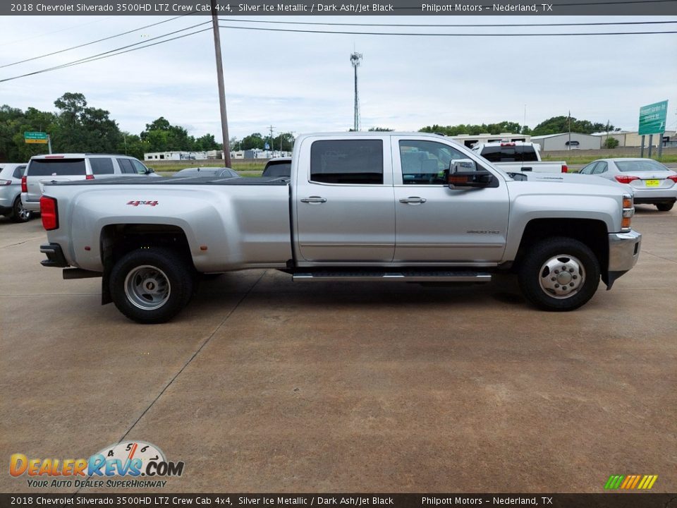 Silver Ice Metallic 2018 Chevrolet Silverado 3500HD LTZ Crew Cab 4x4 Photo #7