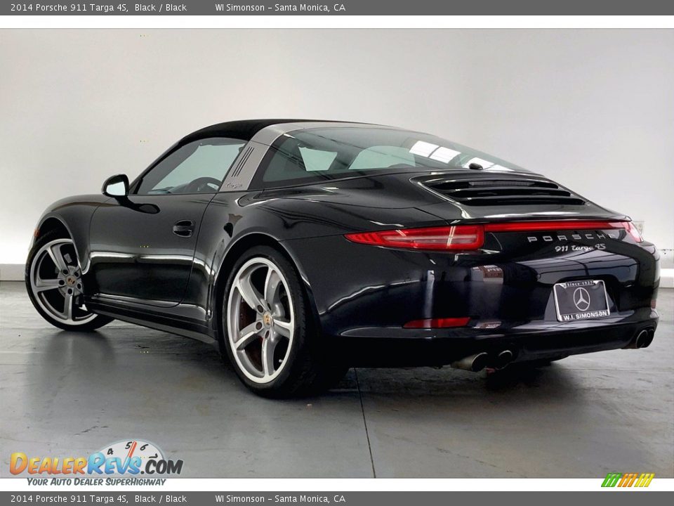 2014 Porsche 911 Targa 4S Black / Black Photo #10