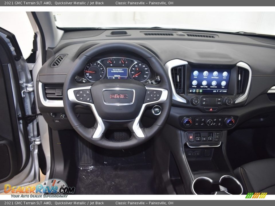 2021 GMC Terrain SLT AWD Quicksilver Metallic / Jet Black Photo #10