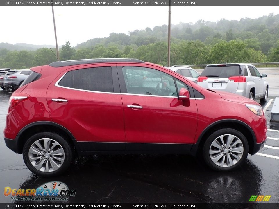 2019 Buick Encore Preferred AWD Winterberry Red Metallic / Ebony Photo #5