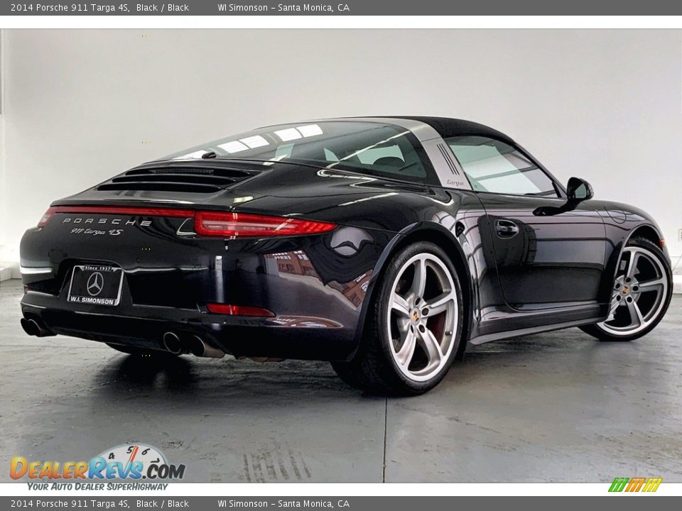 2014 Porsche 911 Targa 4S Black / Black Photo #13