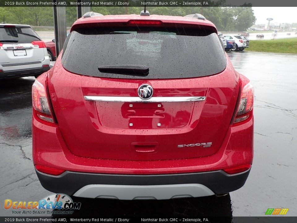 2019 Buick Encore Preferred AWD Winterberry Red Metallic / Ebony Photo #10