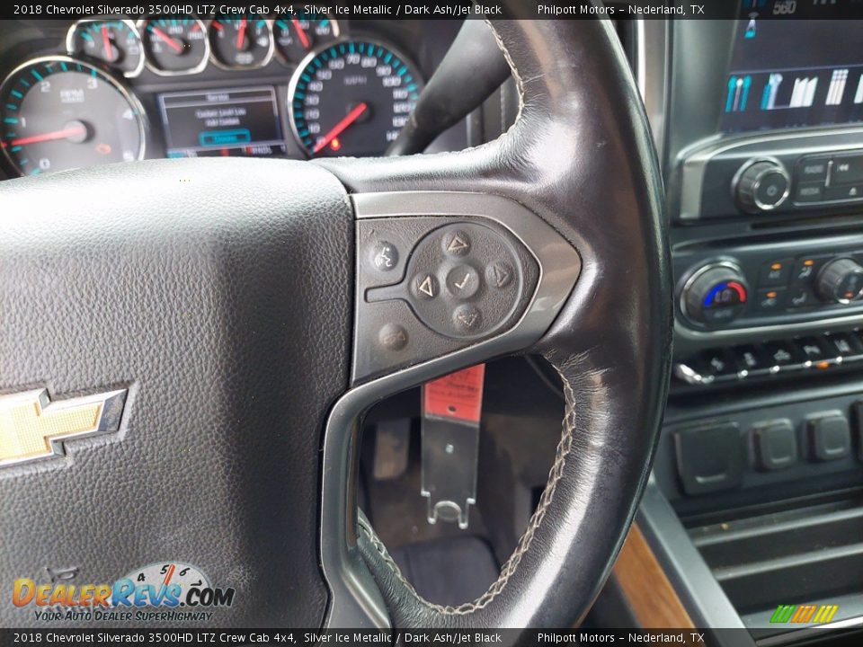 2018 Chevrolet Silverado 3500HD LTZ Crew Cab 4x4 Steering Wheel Photo #16