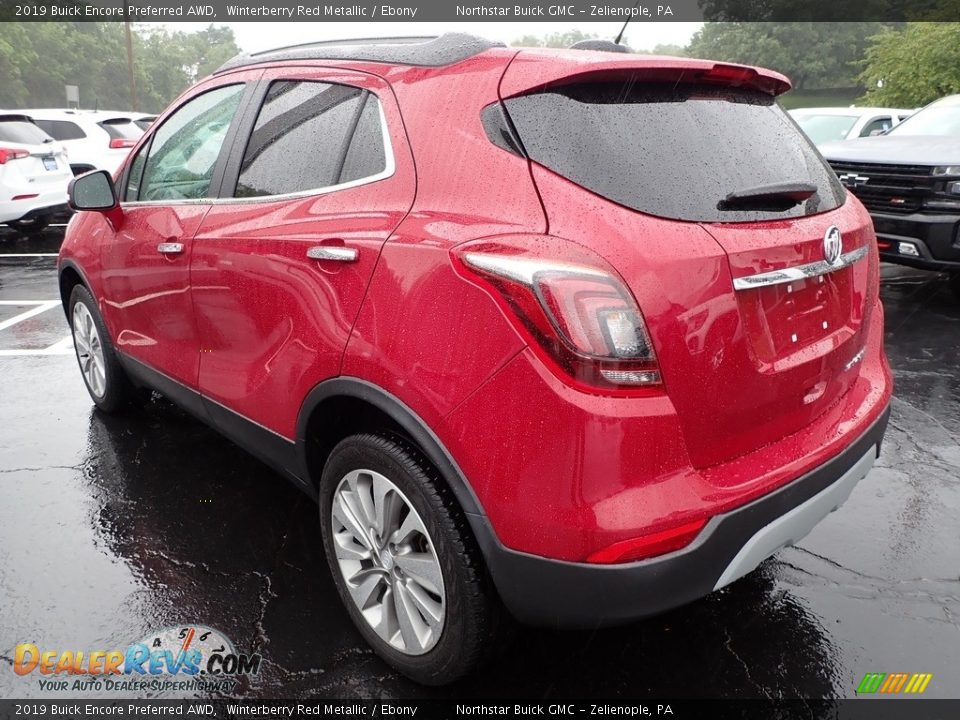 2019 Buick Encore Preferred AWD Winterberry Red Metallic / Ebony Photo #12