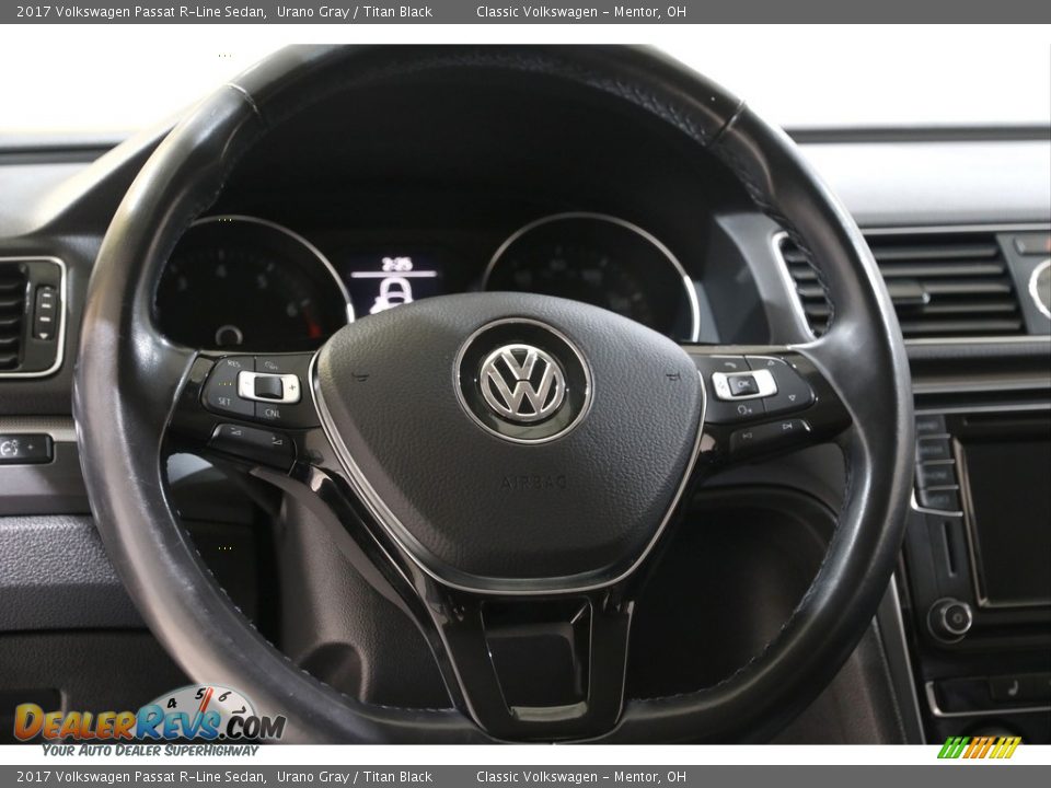 2017 Volkswagen Passat R-Line Sedan Urano Gray / Titan Black Photo #7