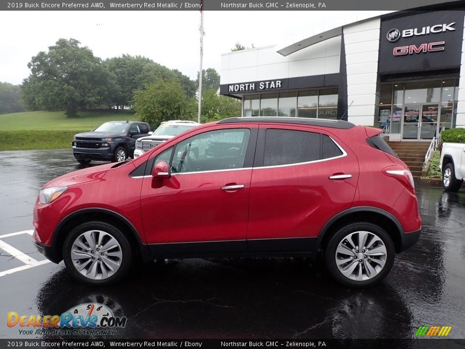 2019 Buick Encore Preferred AWD Winterberry Red Metallic / Ebony Photo #13