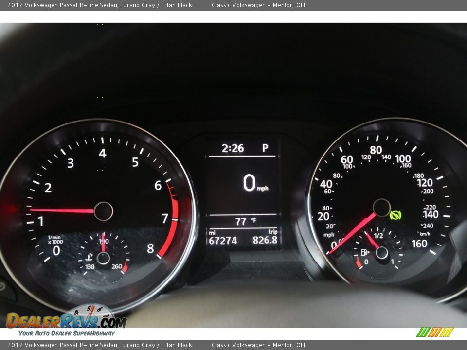 2017 Volkswagen Passat R-Line Sedan Urano Gray / Titan Black Photo #8