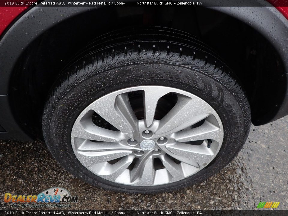 2019 Buick Encore Preferred AWD Winterberry Red Metallic / Ebony Photo #14