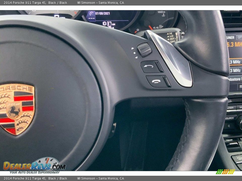 2014 Porsche 911 Targa 4S Steering Wheel Photo #22