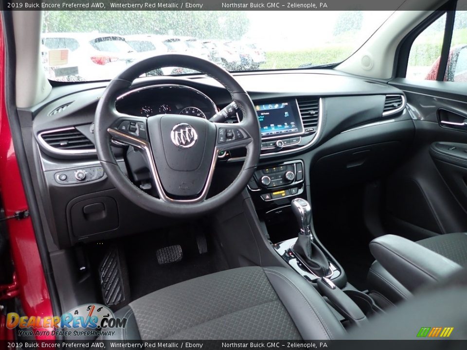 2019 Buick Encore Preferred AWD Winterberry Red Metallic / Ebony Photo #18