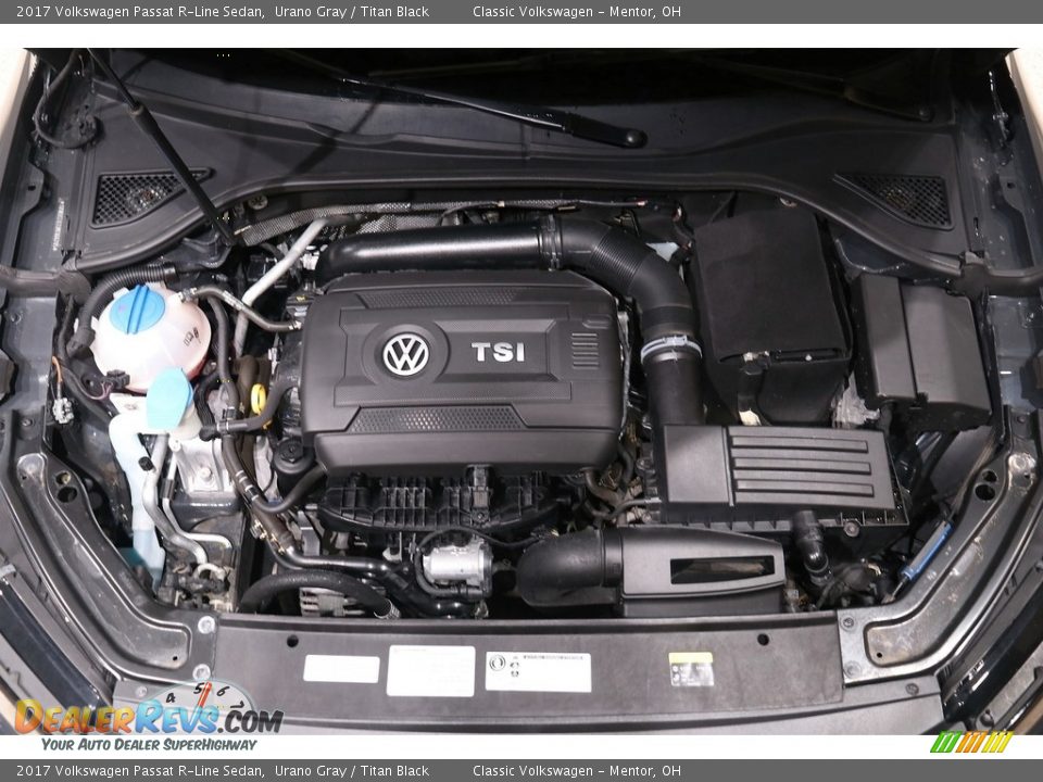 2017 Volkswagen Passat R-Line Sedan Urano Gray / Titan Black Photo #18