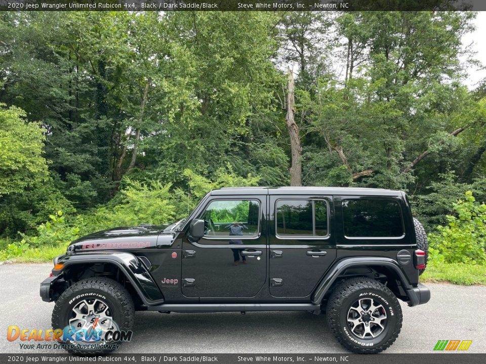 Black 2020 Jeep Wrangler Unlimited Rubicon 4x4 Photo #1