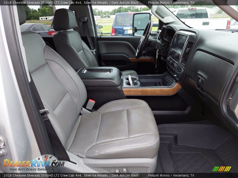Front Seat of 2018 Chevrolet Silverado 3500HD LTZ Crew Cab 4x4 Photo #29