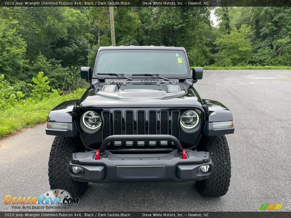 2020 Jeep Wrangler Unlimited Rubicon 4x4 Black / Dark Saddle/Black Photo #4