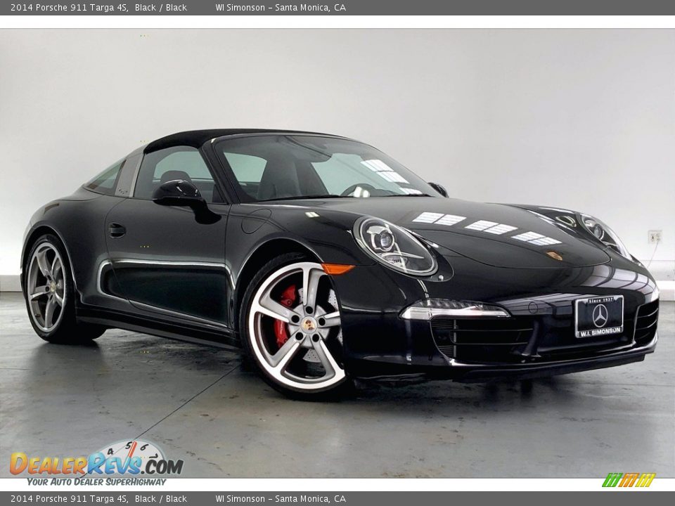 Black 2014 Porsche 911 Targa 4S Photo #33