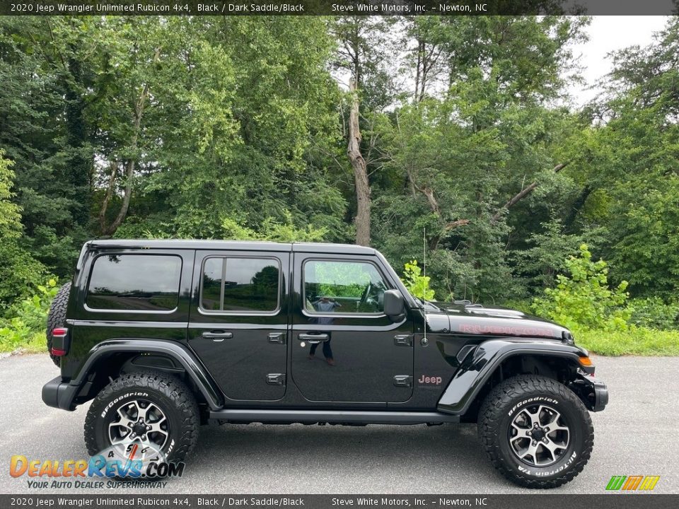 2020 Jeep Wrangler Unlimited Rubicon 4x4 Black / Dark Saddle/Black Photo #6