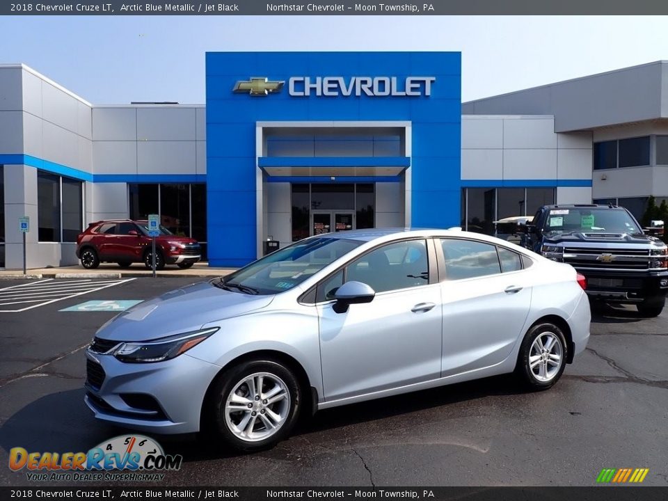 2018 Chevrolet Cruze LT Arctic Blue Metallic / Jet Black Photo #1