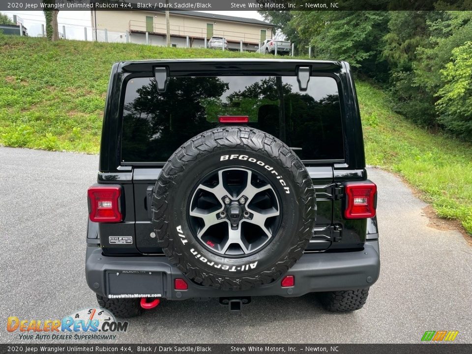 2020 Jeep Wrangler Unlimited Rubicon 4x4 Black / Dark Saddle/Black Photo #8