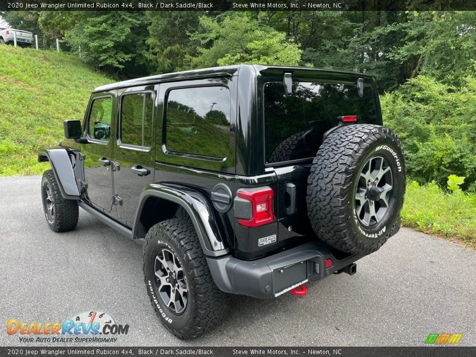 2020 Jeep Wrangler Unlimited Rubicon 4x4 Black / Dark Saddle/Black Photo #9