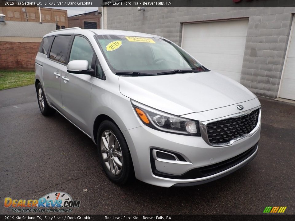 2019 Kia Sedona EX Silky Silver / Dark Graphite Photo #3