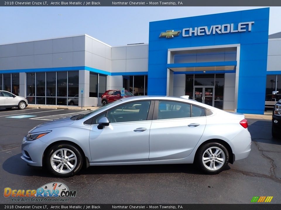 2018 Chevrolet Cruze LT Arctic Blue Metallic / Jet Black Photo #3