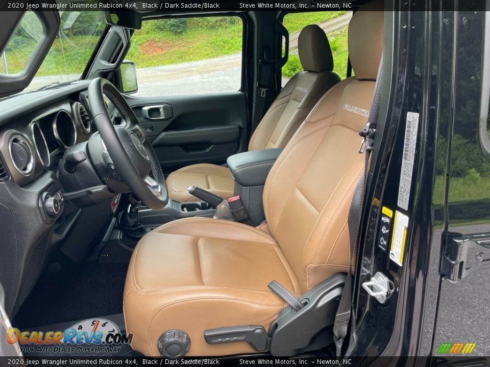 Dark Saddle/Black Interior - 2020 Jeep Wrangler Unlimited Rubicon 4x4 Photo #12