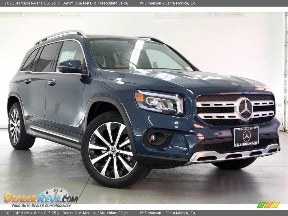 2021 Mercedes-Benz GLB 250 Denim Blue Metallic / Macchiato Beige Photo #12