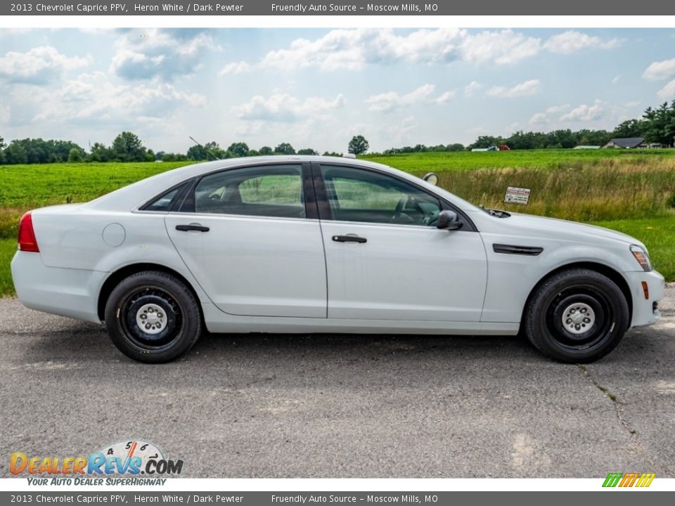 2013 Chevrolet Caprice PPV Heron White / Dark Pewter Photo #3