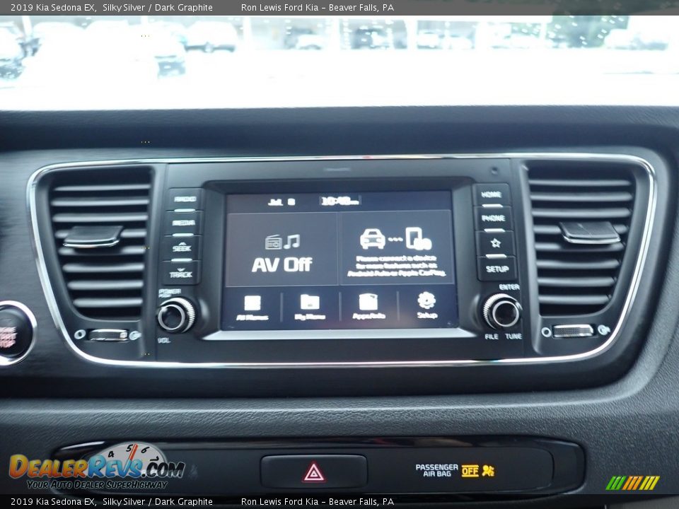 2019 Kia Sedona EX Silky Silver / Dark Graphite Photo #17