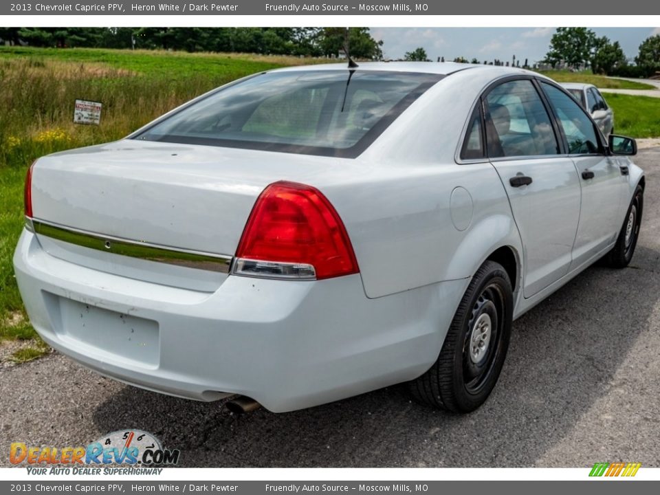 2013 Chevrolet Caprice PPV Heron White / Dark Pewter Photo #4