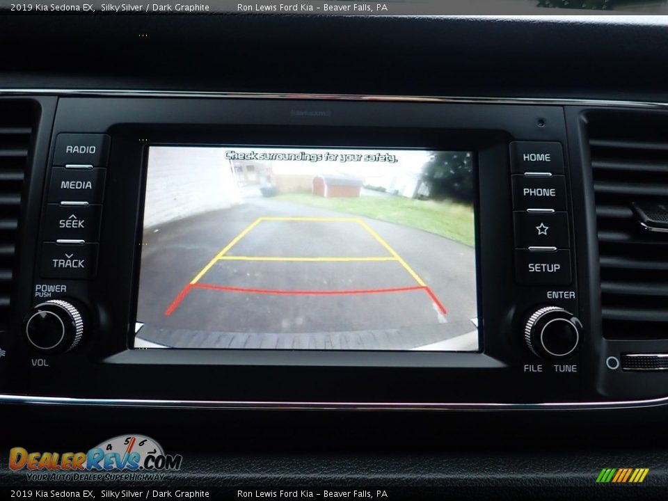2019 Kia Sedona EX Silky Silver / Dark Graphite Photo #18