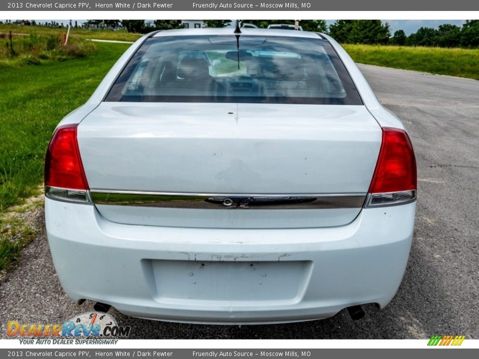 2013 Chevrolet Caprice PPV Heron White / Dark Pewter Photo #5