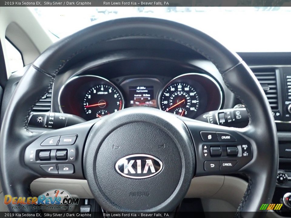 2019 Kia Sedona EX Steering Wheel Photo #19