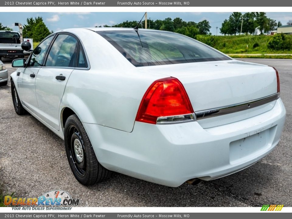 2013 Chevrolet Caprice PPV Heron White / Dark Pewter Photo #6