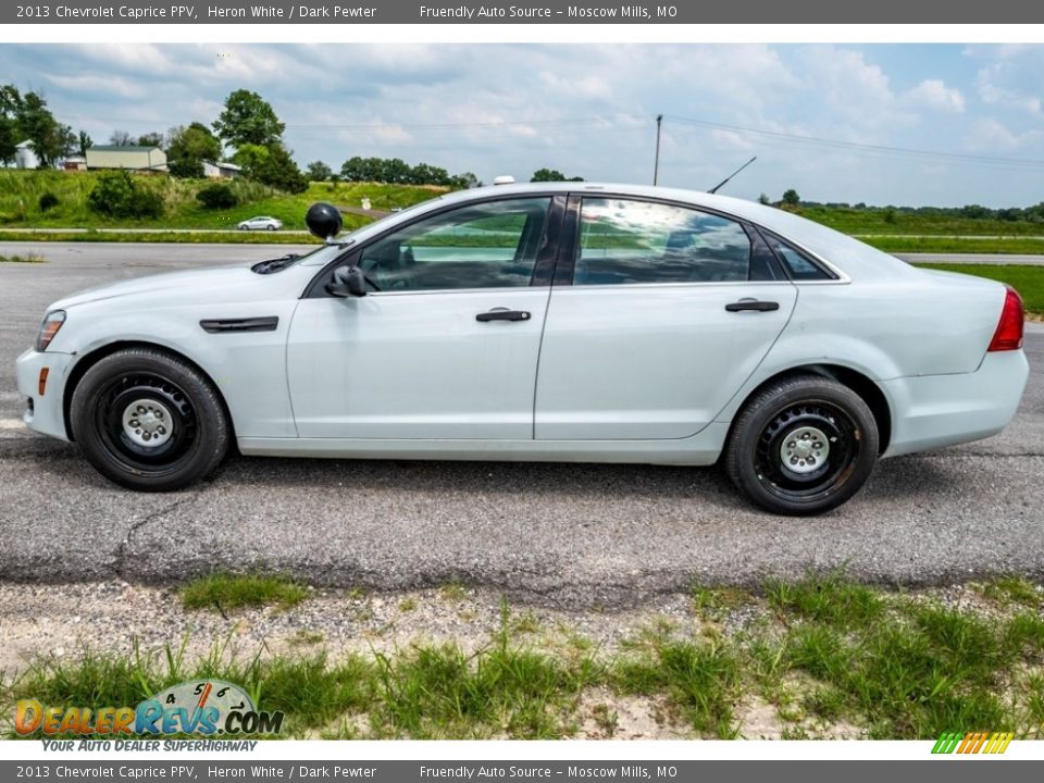 2013 Chevrolet Caprice PPV Heron White / Dark Pewter Photo #7