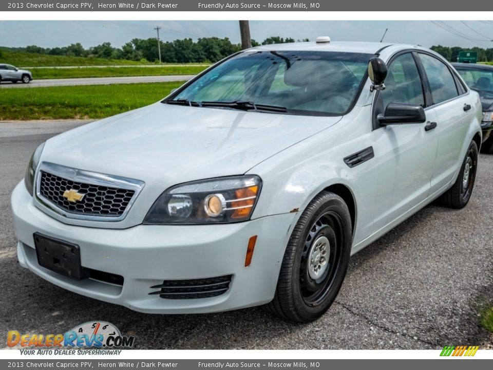 2013 Chevrolet Caprice PPV Heron White / Dark Pewter Photo #8