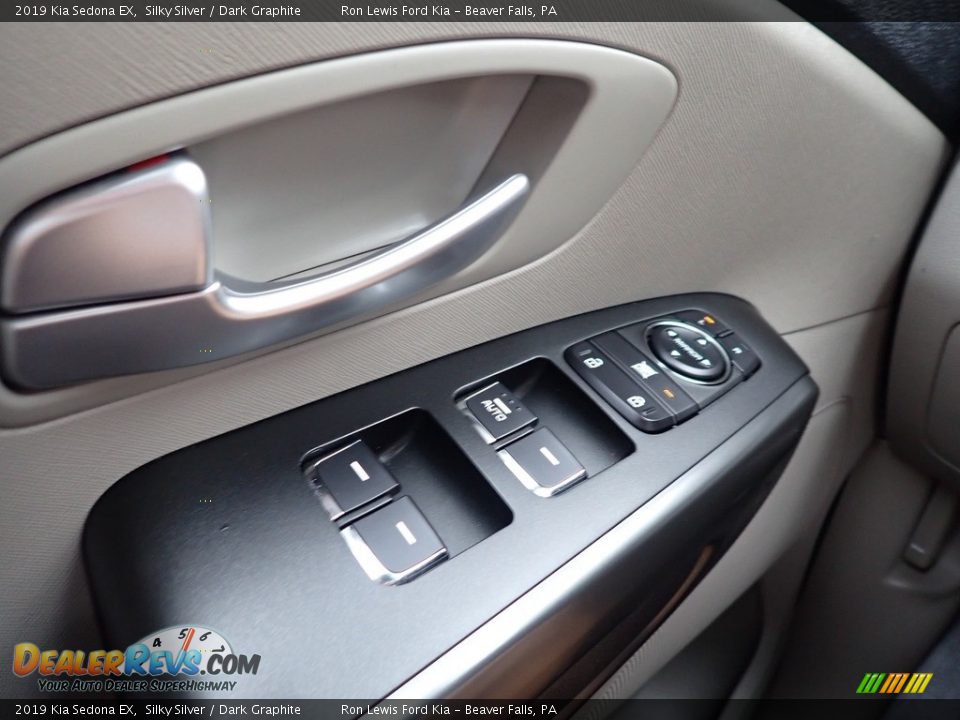 2019 Kia Sedona EX Silky Silver / Dark Graphite Photo #22