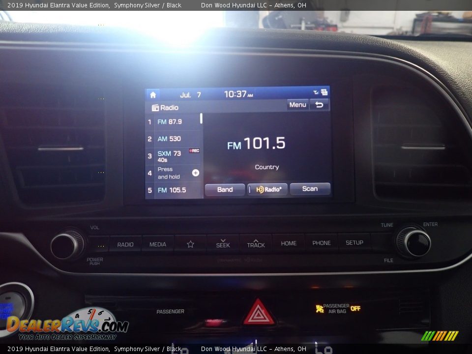 2019 Hyundai Elantra Value Edition Symphony Silver / Black Photo #28