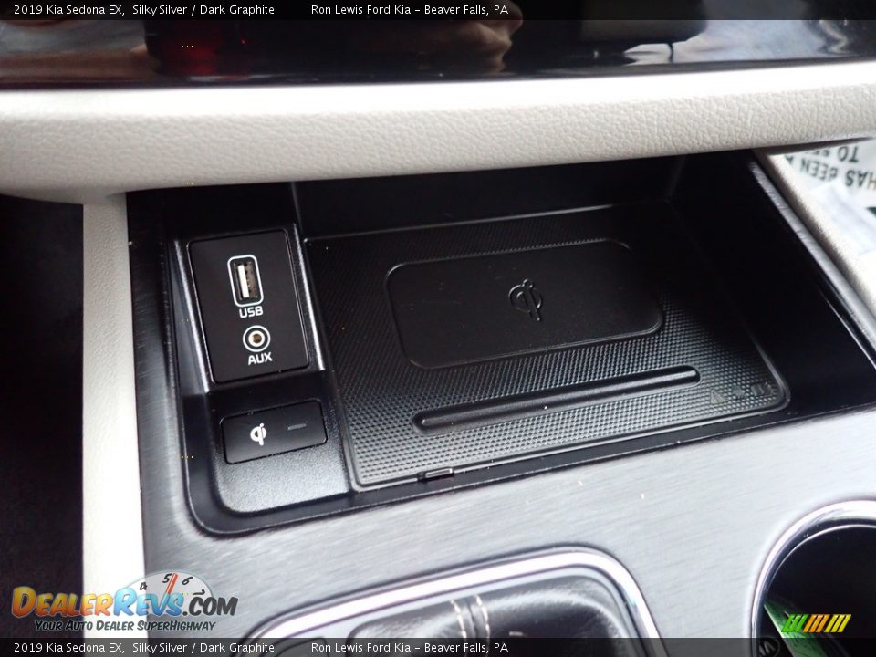 2019 Kia Sedona EX Silky Silver / Dark Graphite Photo #24