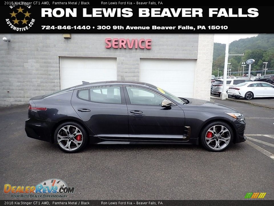 2018 Kia Stinger GT1 AWD Panthera Metal / Black Photo #1