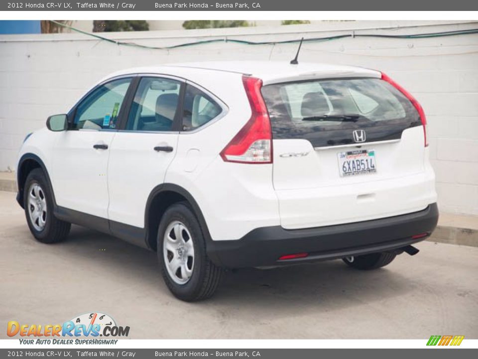 2012 Honda CR-V LX Taffeta White / Gray Photo #2