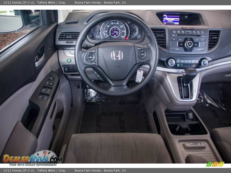 2012 Honda CR-V LX Taffeta White / Gray Photo #5