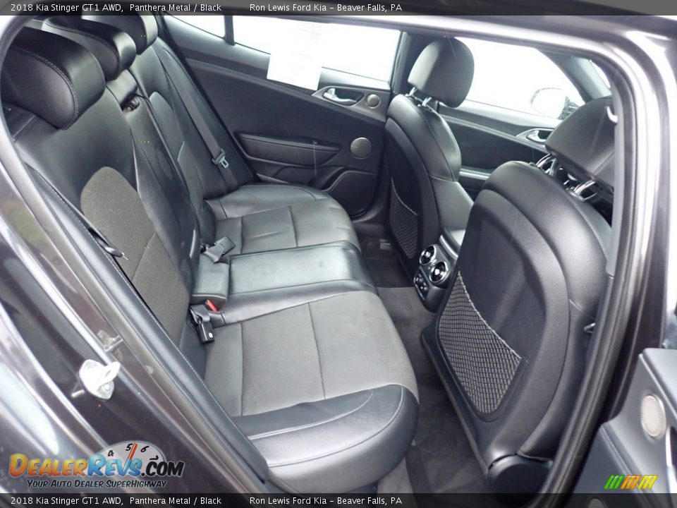 Rear Seat of 2018 Kia Stinger GT1 AWD Photo #10