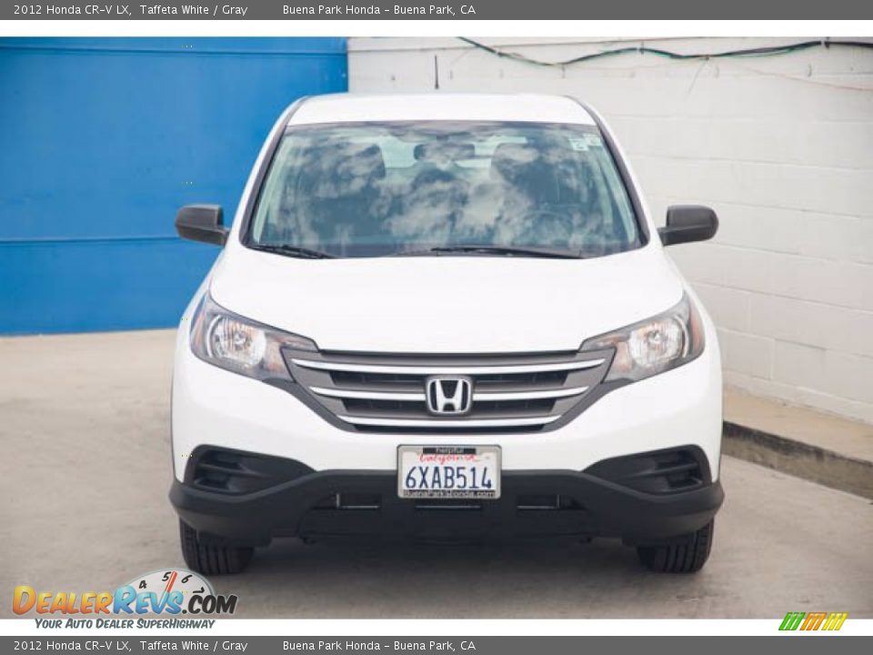 2012 Honda CR-V LX Taffeta White / Gray Photo #7