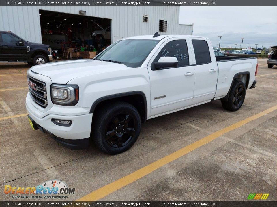 Front 3/4 View of 2016 GMC Sierra 1500 Elevation Double Cab 4WD Photo #3